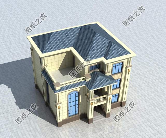 文化石裝飾的三層別墅，健康環(huán)保還耐磨，美觀實用還大氣