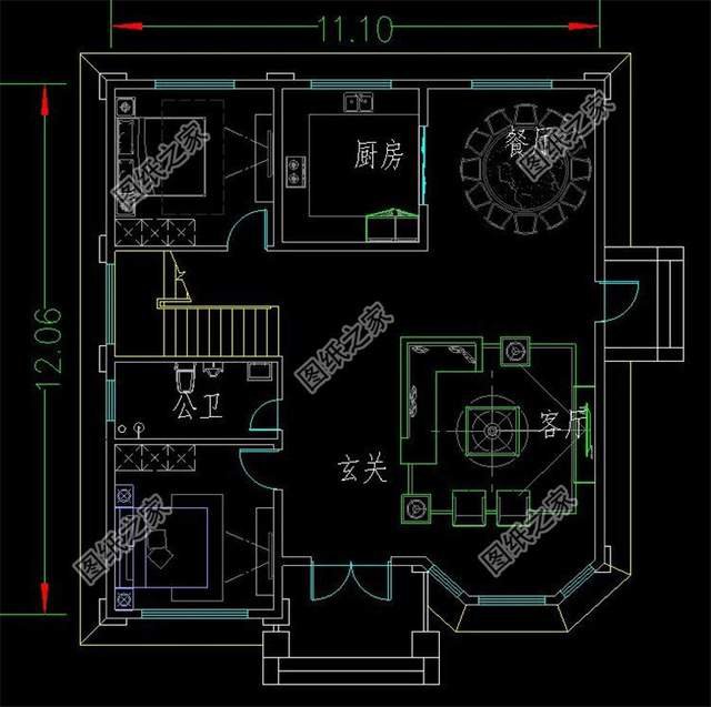 文化石裝飾的三層別墅，健康環(huán)保還耐磨，美觀實用還大氣