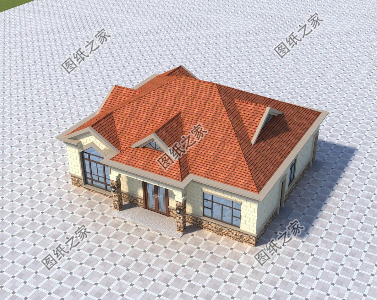 帶儲(chǔ)藏室的一層別墅，度假養(yǎng)老都很好，功能合適更舒服