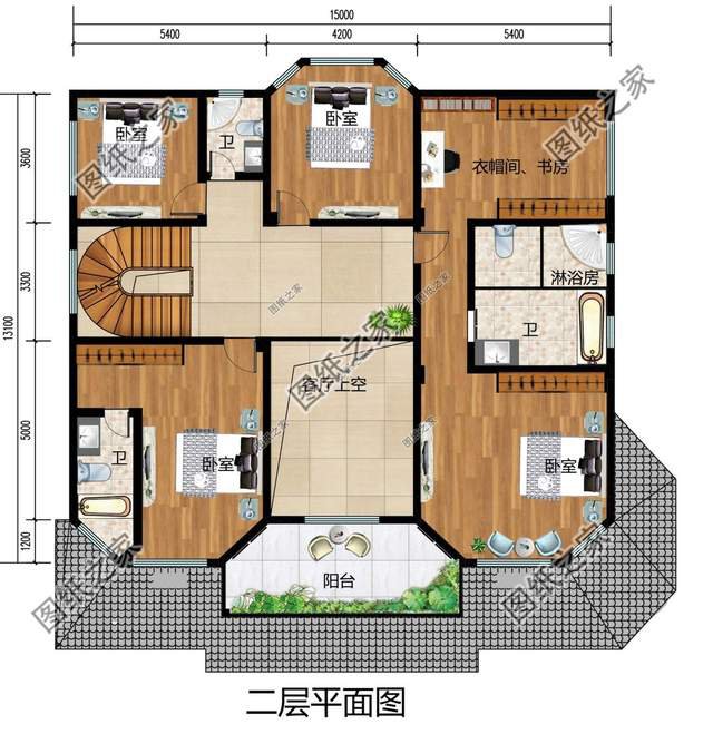 大戶型三層鄉(xiāng)村別墅，滿滿的貴族氣息，成功男人的象征
