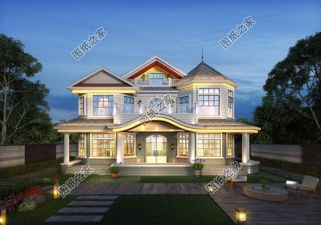 大戶型三層鄉(xiāng)村別墅，滿滿的貴族氣息，成功男人的象征