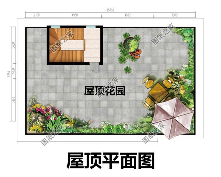 自帶夢幻空中花園的二層別墅，簡直絕絕子