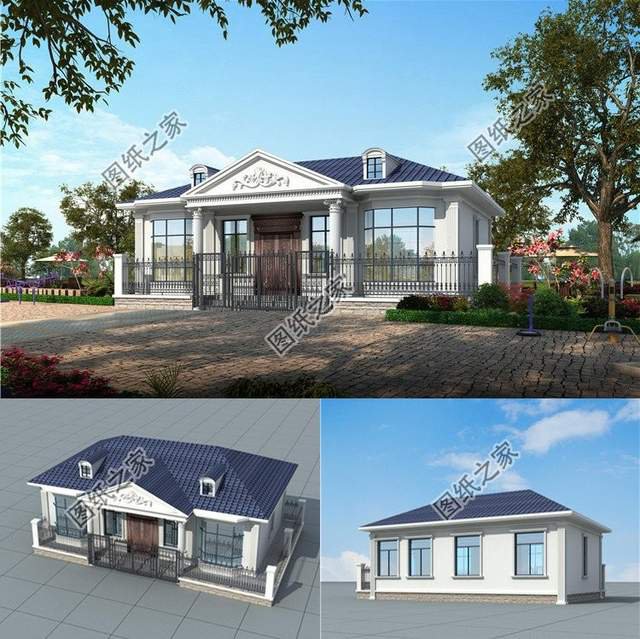 三款一層農村自建房，低至15萬的預算成本，最適合的養(yǎng)老住宅