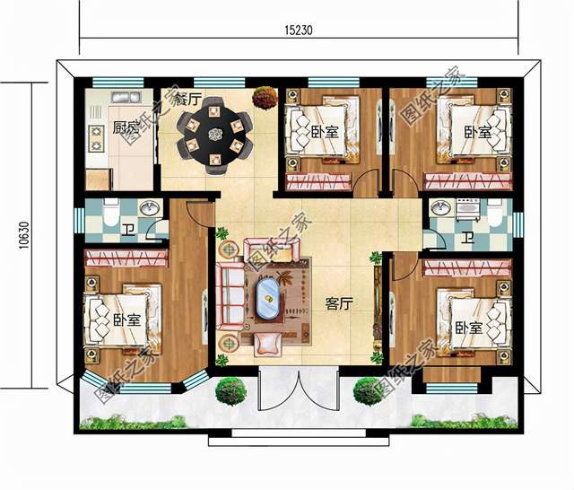三款一層農村自建房，低至15萬的預算成本，最適合的養(yǎng)老住宅