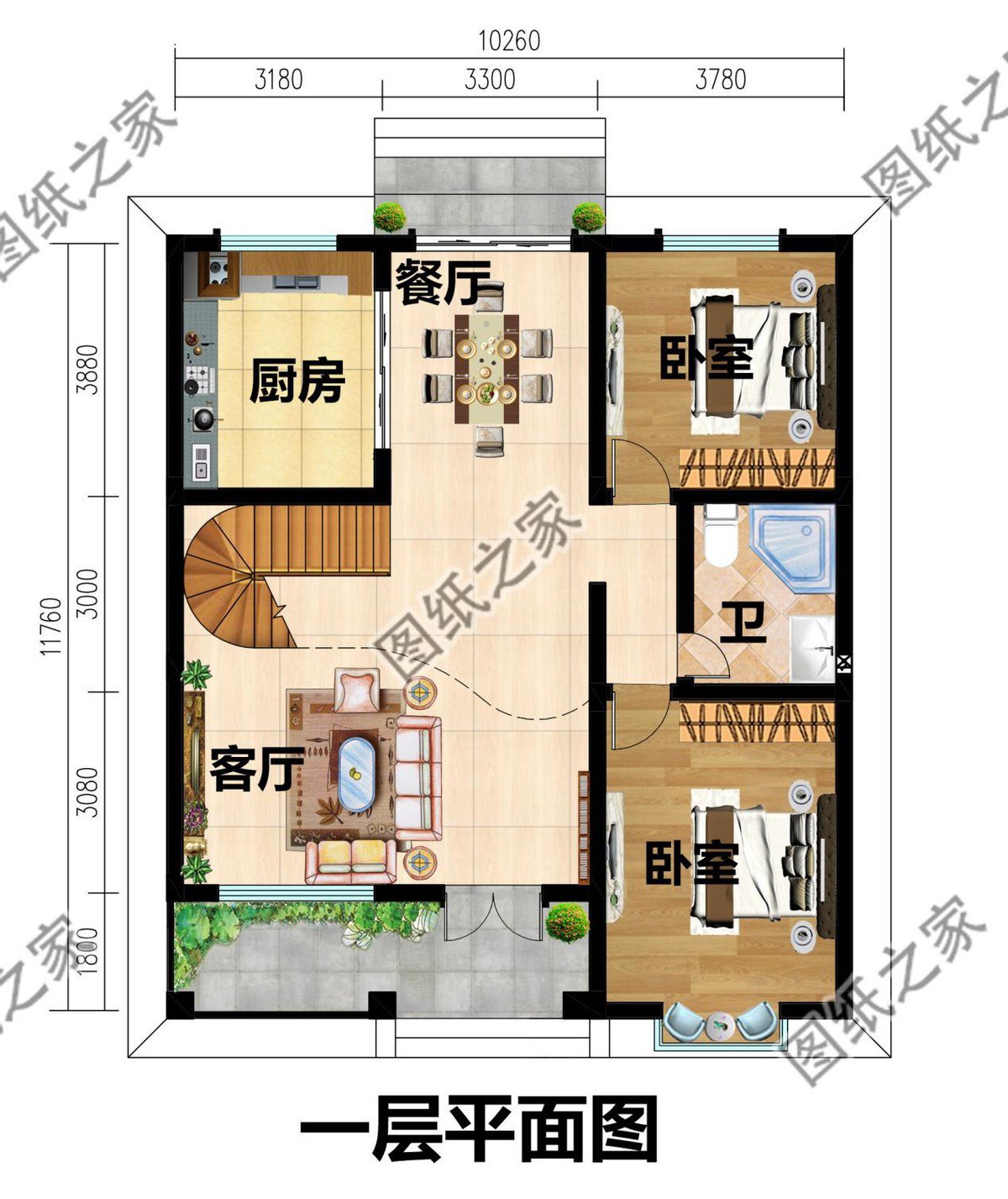 15萬(wàn)左右農(nóng)村二層自建別墅，低成本二層小別墅，快樂生活的小起點(diǎn)