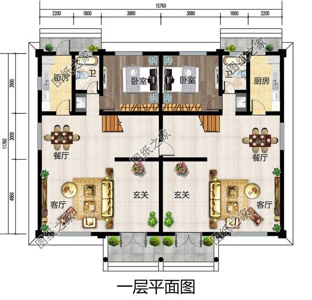 精品雙拼二層別墅，兩兄弟自建別墅的優(yōu)選