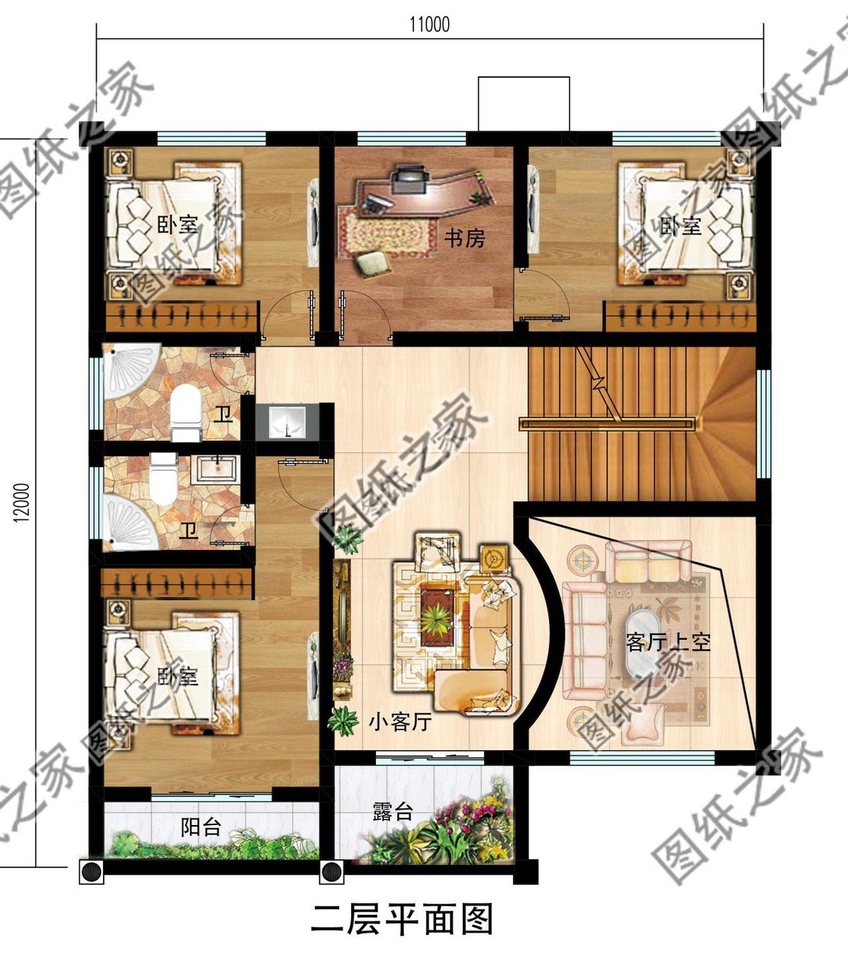 帶浮雕的農(nóng)村自建三層別墅，金色浮雕是歷久不衰的美