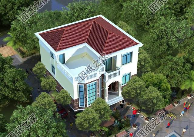 3款最新復(fù)式二層農(nóng)村自建別墅，空中疊墅挑高客廳盡顯奢華氣質(zhì)