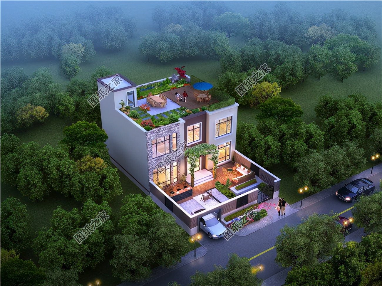 現(xiàn)代風二層農(nóng)村自建房，輕奢別墅盡顯小資生活方式