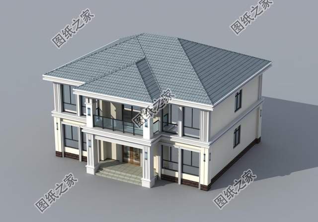 極簡(jiǎn)白農(nóng)村二層別墅，白色極簡(jiǎn)別墅，美到極致，鄉(xiāng)下的小白宮