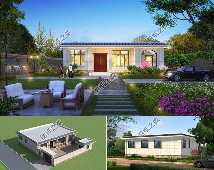 農(nóng)村一層四開間自建別墅，美麗住宅如詩如畫里，風(fēng)韻動人的內(nèi)心