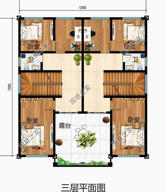 農(nóng)村一層帶庭院三合院自建房，粉墻黛瓦，實用又美觀