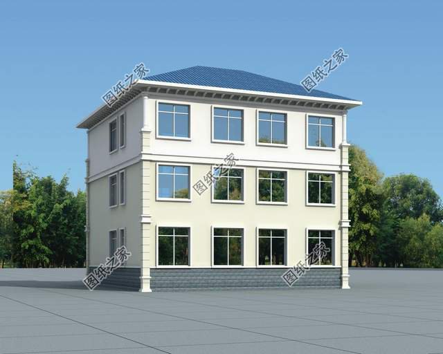 農(nóng)村一層帶庭院三合院自建房，粉墻黛瓦，實用又美觀