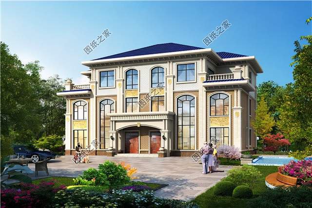 農(nóng)村一層帶庭院三合院自建房，粉墻黛瓦，實用又美觀