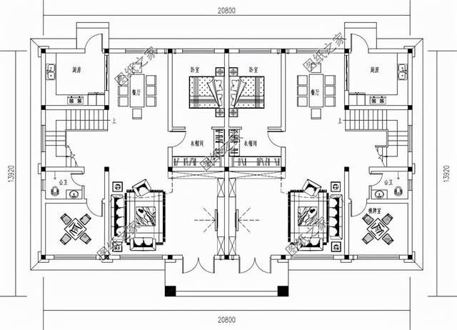 農(nóng)村一層帶庭院三合院自建房，粉墻黛瓦，實用又美觀