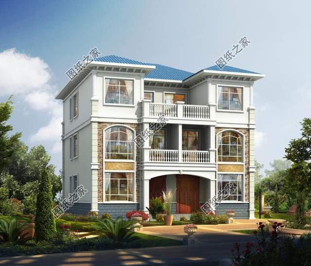 農(nóng)村一層帶庭院三合院自建房，粉墻黛瓦，實用又美觀