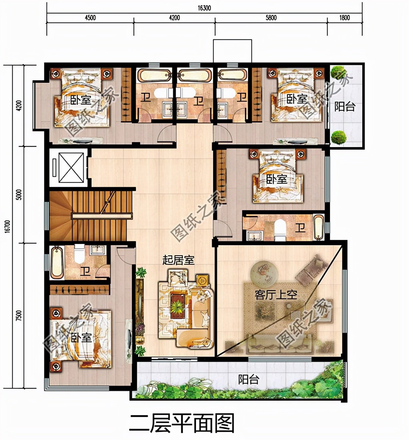 現(xiàn)代風(fēng)自建三層別墅帶露臺，能自住也可做民宿