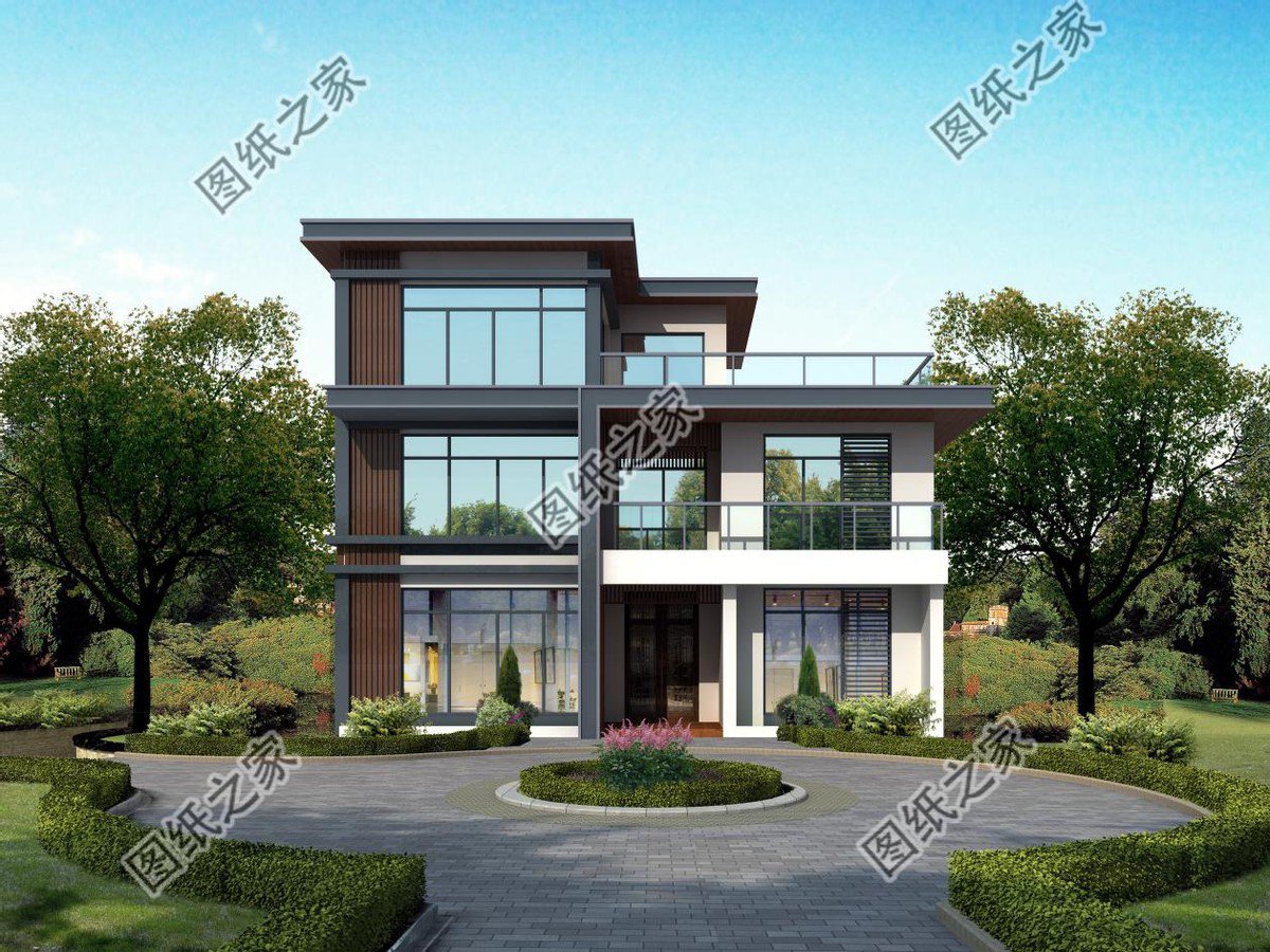 現(xiàn)代風(fēng)自建三層別墅帶露臺，能自住也可做民宿