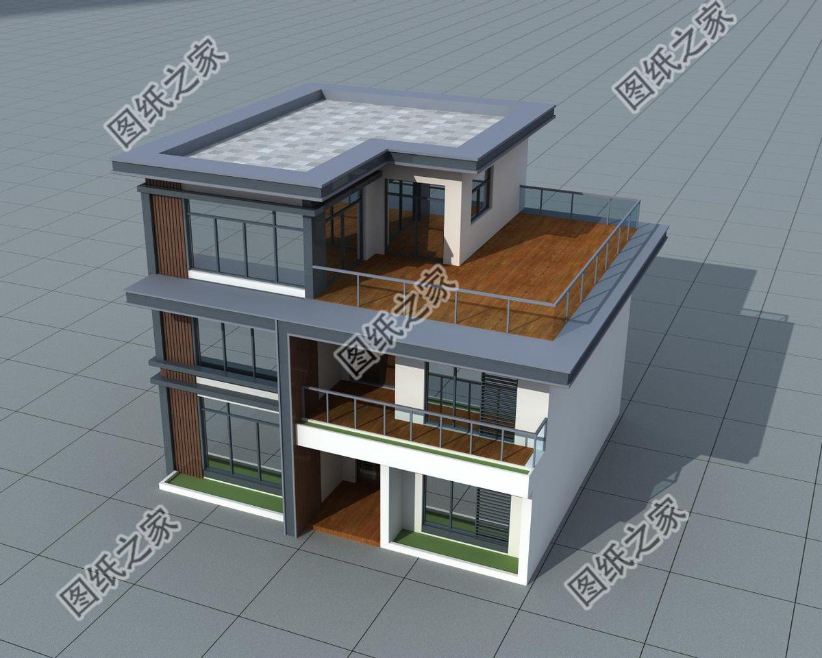 現(xiàn)代風(fēng)自建三層別墅帶露臺，能自住也可做民宿