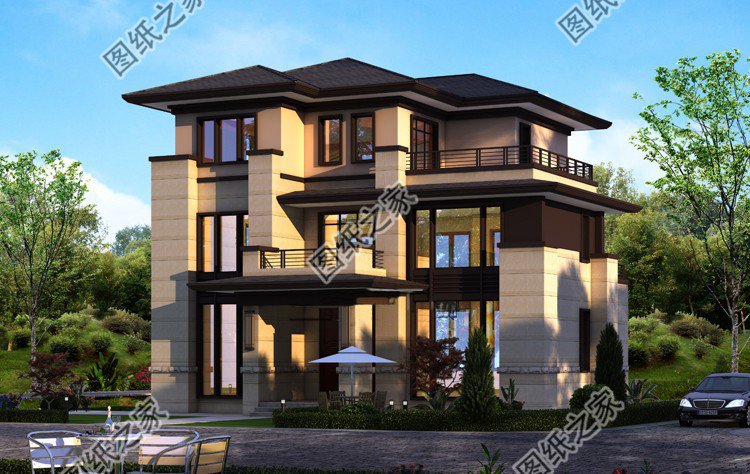 新中式三層別墅，凝結(jié)山河與人文之精粹，用心建造理想中式住宅