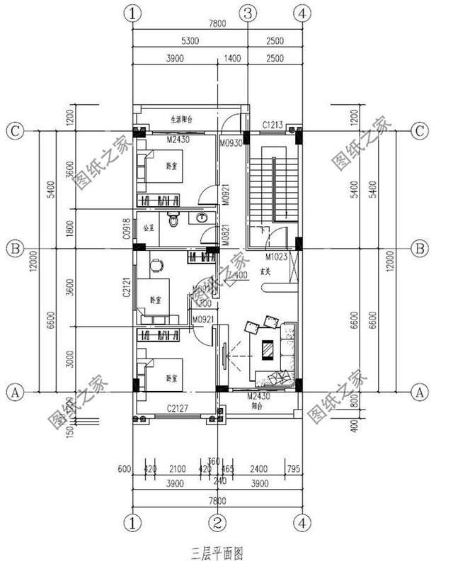 小戶型簡潔三層別墅設(shè)計(jì)圖，還原其本質(zhì)，給你帶來美滿生活