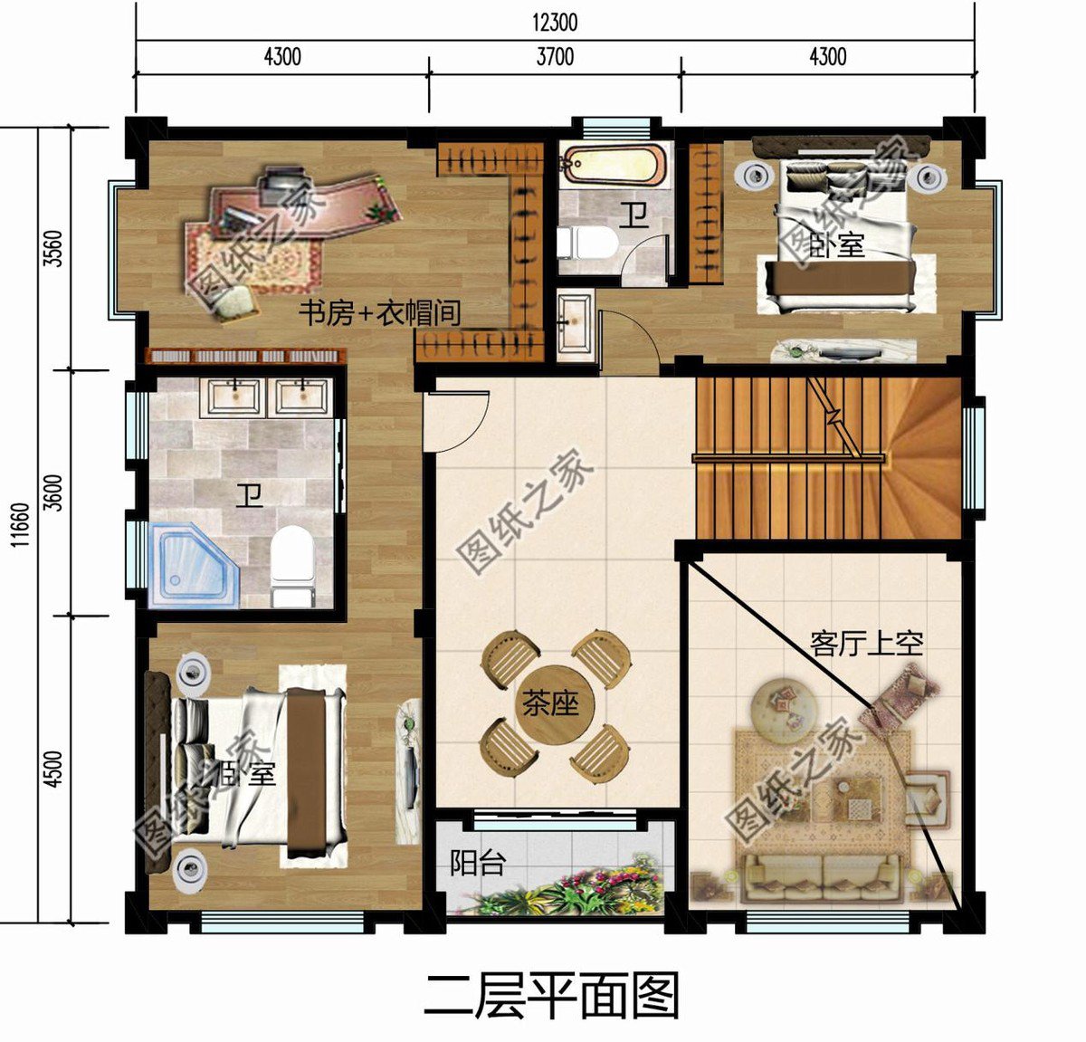 鄉(xiāng)村高檔四層豪華別墅，大面積開窗設(shè)計(jì)，給你不一樣的視覺(jué)體驗(yàn)