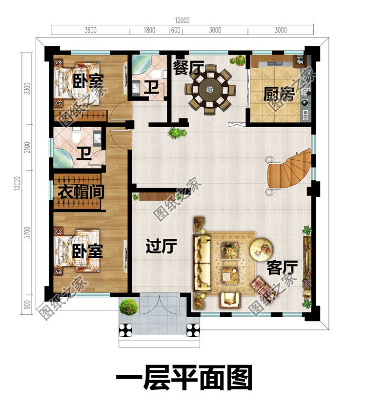 新農(nóng)村四層房屋設(shè)計(jì)圖