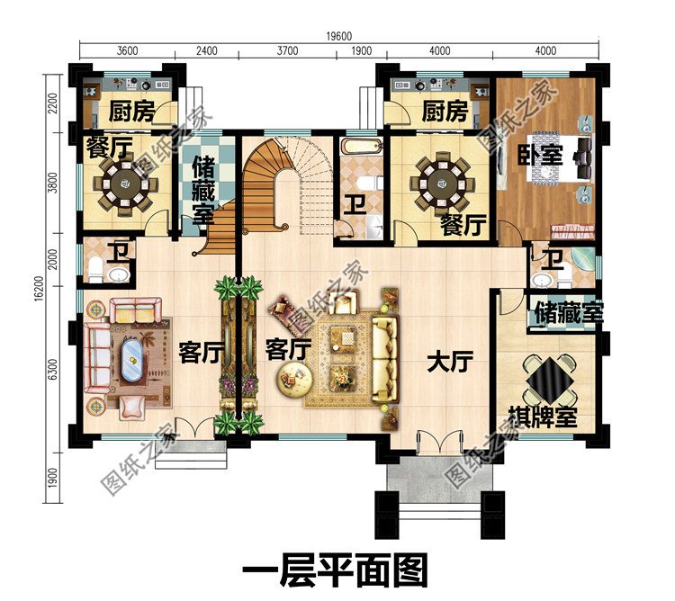 新款歐式高端三層別墅設(shè)計(jì)圖
