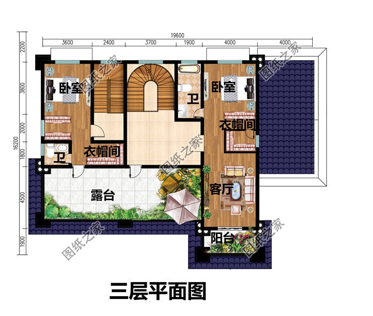 新款歐式高端三層別墅設(shè)計(jì)圖