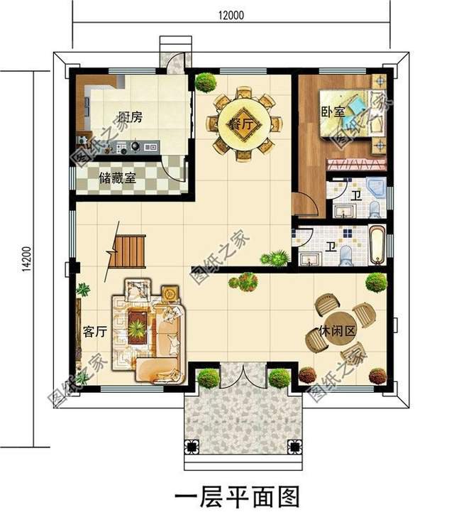 三層農(nóng)村自建別墅設(shè)計(jì)圖紙，此生不為房奴來(lái)世必創(chuàng)輝煌