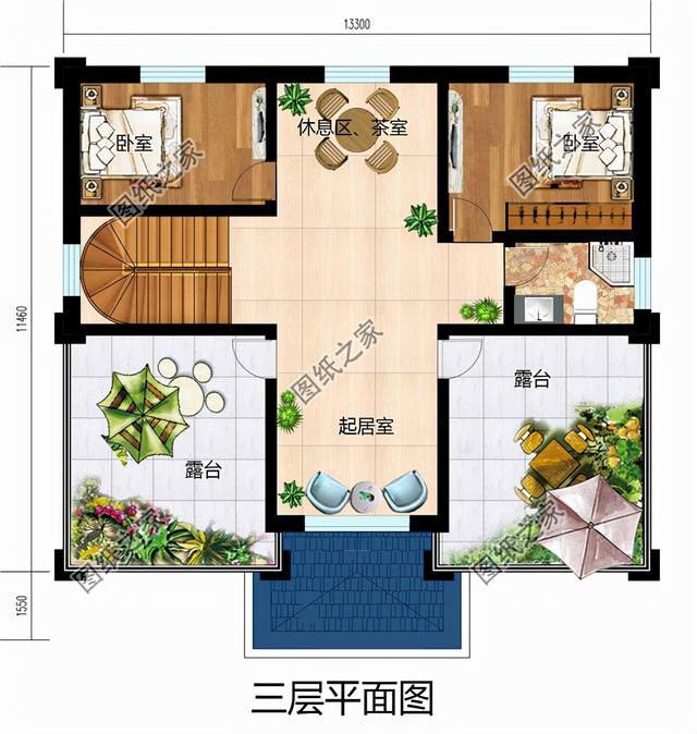 三層農(nóng)村自建別墅設(shè)計(jì)圖紙，此生不為房奴來(lái)世必創(chuàng)輝煌