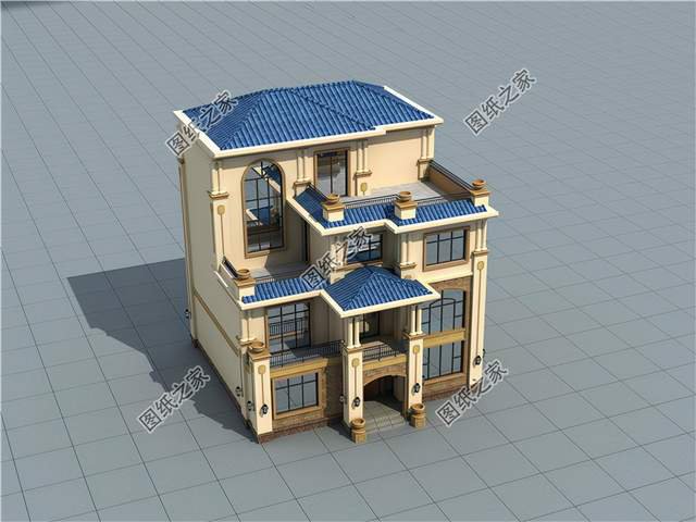 農(nóng)村四層樓房設(shè)計(jì)圖，生活空間互不打擾，生活上其樂融融