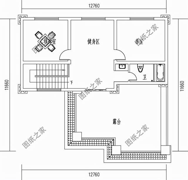 農(nóng)村四層樓房設(shè)計(jì)圖，生活空間互不打擾，生活上其樂融融