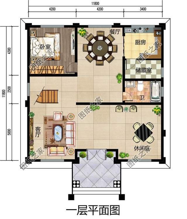 歐式三層別墅，超大的落地窗，這是鄉(xiāng)村別墅應(yīng)該有的樣子