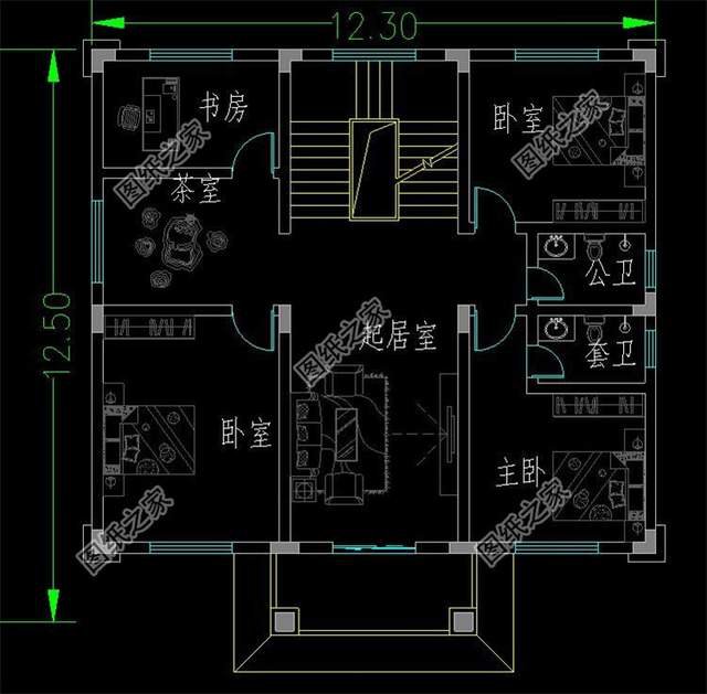 三層新中式別墅，氣勢(shì)平靜恢弘，深受有文化品位的家庭喜愛