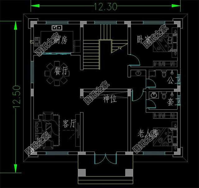 三層新中式別墅，氣勢(shì)平靜恢弘，深受有文化品位的家庭喜愛