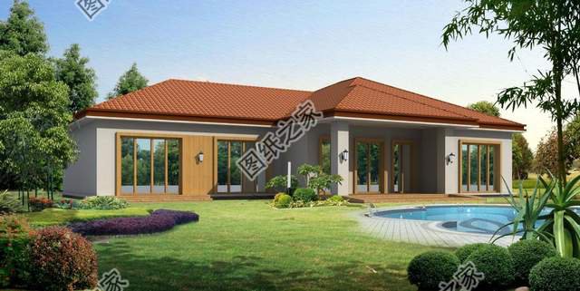 一層美式別墅，簡約輕快，自然舒適，盡展小鄉(xiāng)村質(zhì)樸無華的味兒