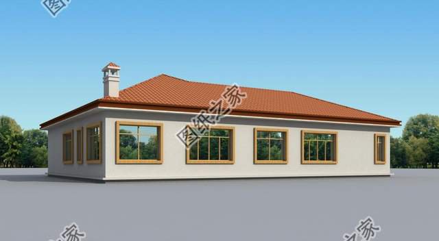 一層美式別墅，簡約輕快，自然舒適，盡展小鄉(xiāng)村質(zhì)樸無華的味兒