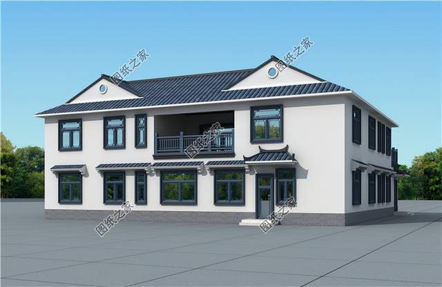 中式雙拼四合院別墅，建一幢鄉(xiāng)墅，圍一所庭院，恩澤與子孫