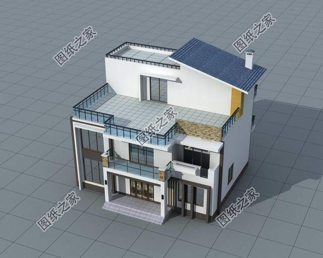 不要用舊式風格裝飾，快來看這棟平屋頂與坡屋頂結合的現(xiàn)代別墅