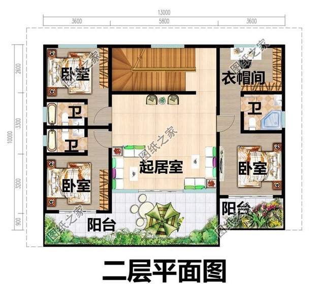 3款農(nóng)村自建二層別墅，宅地基面寬不足9米，如何自建房？