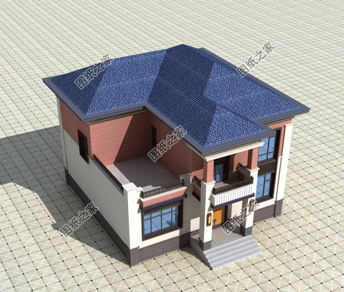 兩層新中式鄉(xiāng)村別墅，這股“國(guó)潮”刮到鄉(xiāng)村來(lái)了實(shí)在是超美膩