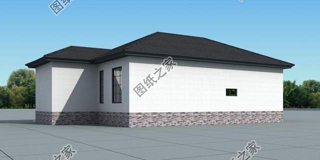 200平左右鄉(xiāng)村一層別墅，方正整潔，落落大房