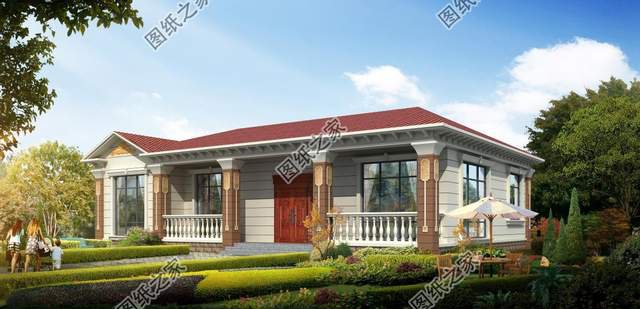 200平左右鄉(xiāng)村一層別墅，方正整潔，落落大房