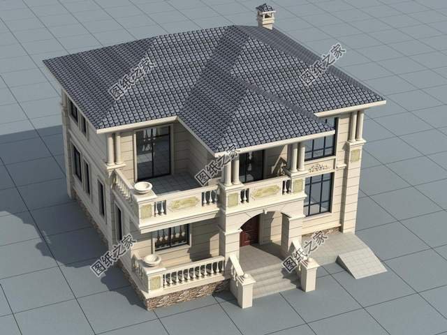 回老家蓋一處歐式二層小別墅，讓空氣里充滿快活的味道