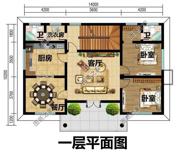 3款新農(nóng)村別墅，內(nèi)部合理布局緊密溫暖，有效運用每一寸空間