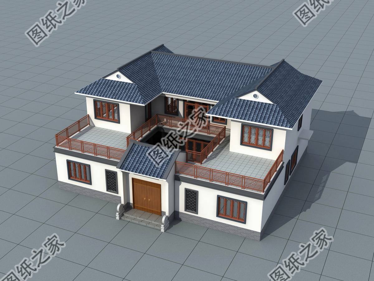 鄉(xiāng)村小型四合院設(shè)計(jì)圖，家的味道我知道