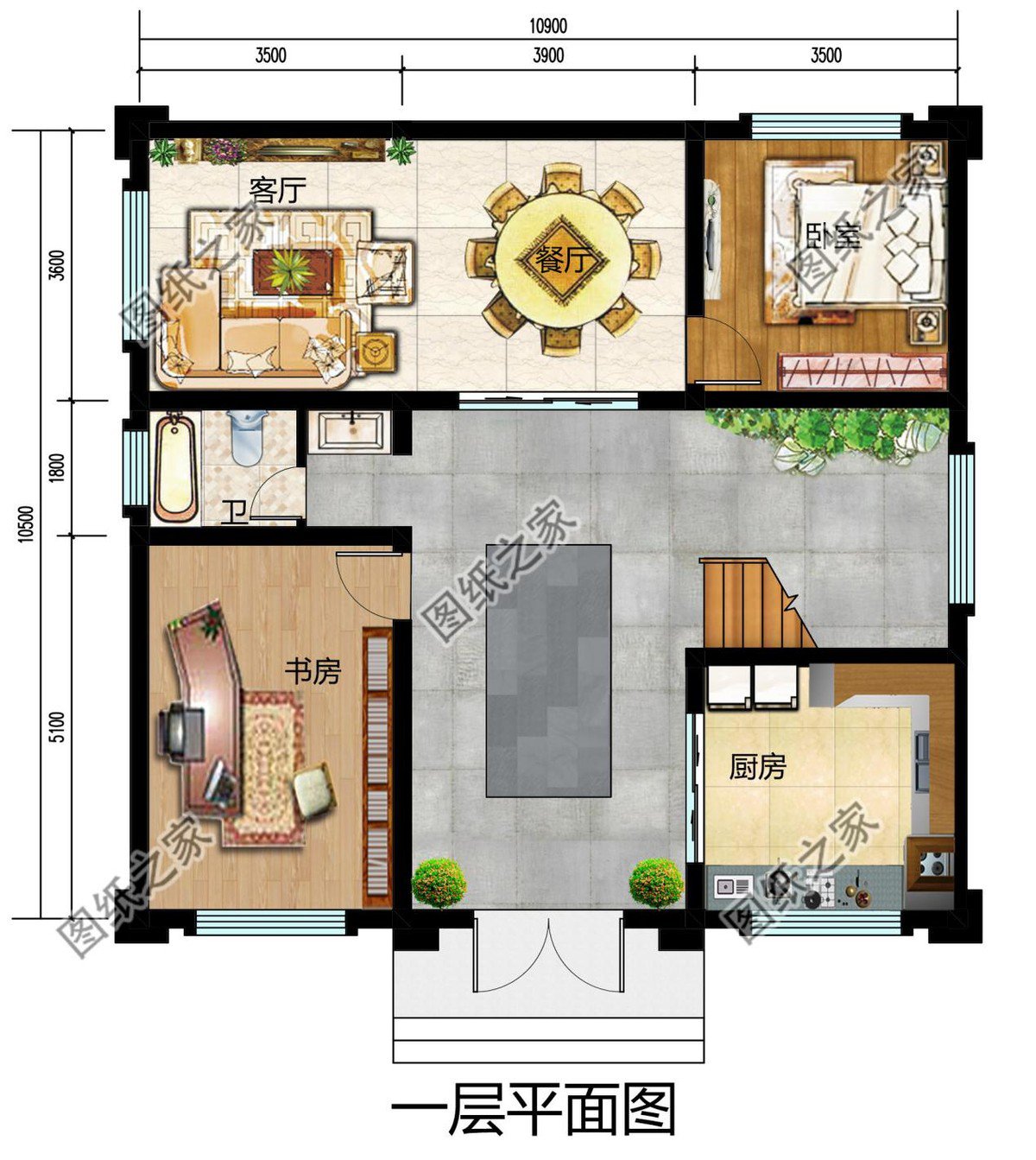 鄉(xiāng)村小型四合院設(shè)計(jì)圖，家的味道我知道