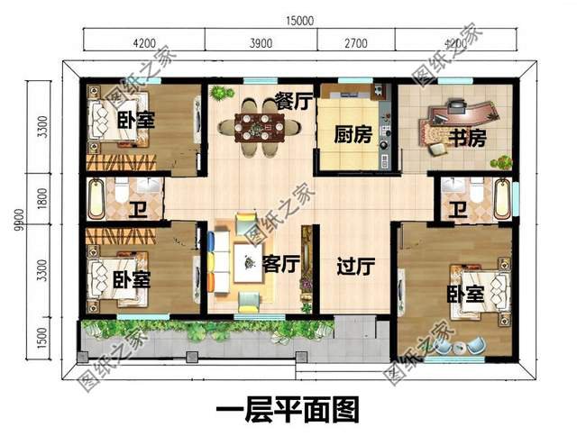 新農村一層自建房，經典秀美，時尚適居
