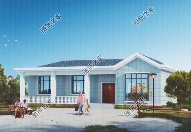 新農村一層自建房，經典秀美，時尚適居